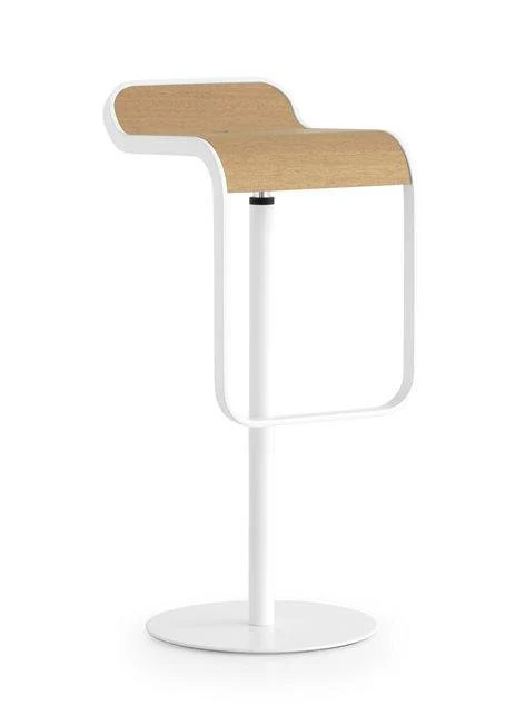 LEM S79 Adjustable Height Matte Chrome Lift Stool by Lapalma - Image 17