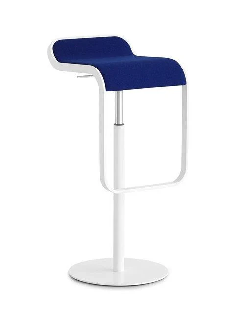 LEM S79 Adjustable Height Matte Chrome Lift Stool by Lapalma - Image 2