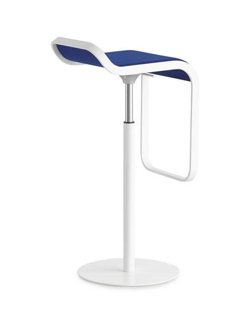 LEM S79 Adjustable Height Matte Chrome Lift Stool by Lapalma - Image 5