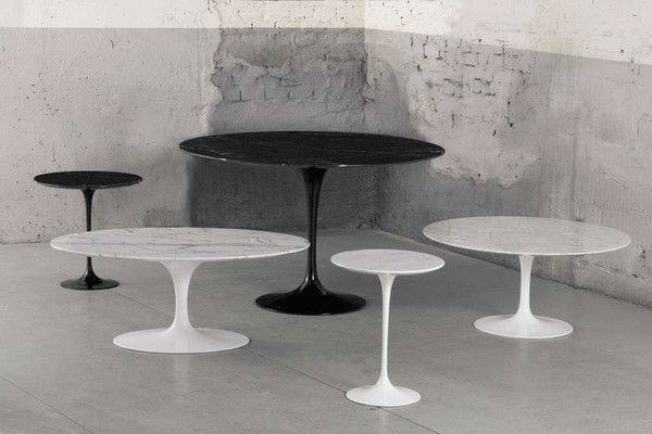 Eero Saarinen Tulip Table - Round Side 16 Inch - Image 3