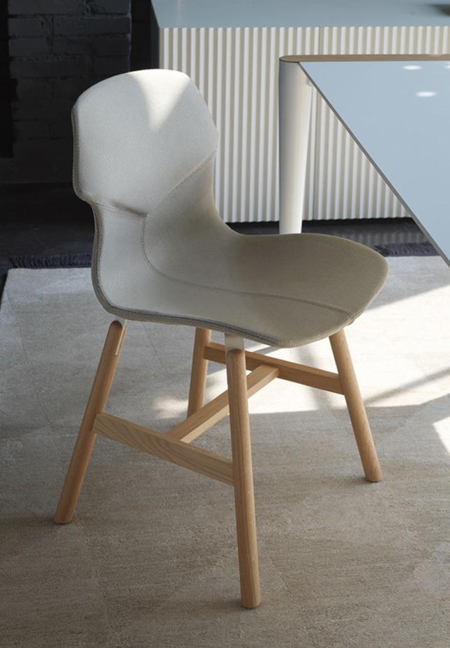 Stereo Wood Fully Upholstered Chair by Casamania - Image 12